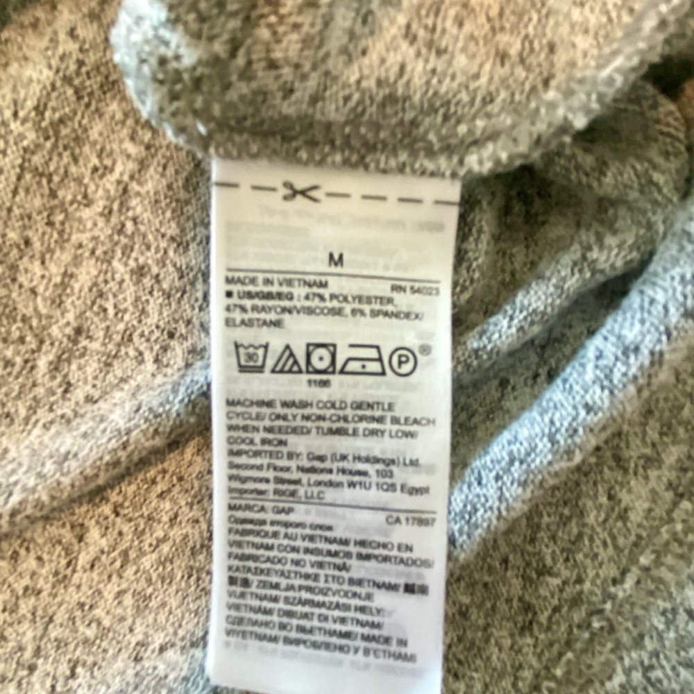GAP Gray Dress Size M - Picture 6 of 6
